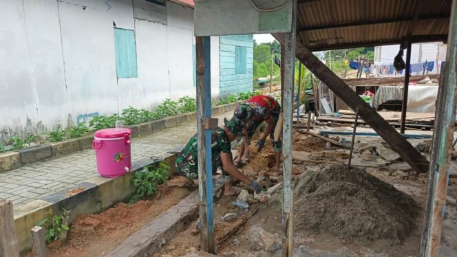 
Gotong Royong Jadi Kunci, Pembangunan RTLH TMMD Dorong Kesejahteraan Warga Petoaha
