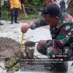 H+8 TMMD 127, Pengerasan Jalan Sukmajaya Terus Dikerjakan Personel Gabungan