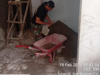 TMMD Ke-127 Rehab 3 RTLH di Sukamaju, Progres Capai 44 Persen