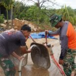 Profesional dan Tertib, Satgas TMMD 127 Bersihkan Alat Sebelum Istirahat