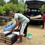 Pantang Surut di Tengah Cuaca, TMMD 127 Percepat Talud Jembatan