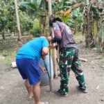 Pembuatan TNI Manunggal Air Bersih Program Unggulan Kasad di Desa Oyom