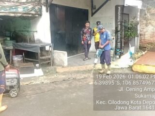 Antisipasi Genangan, Satgas TMMD Genjot Pembuatan Drainase