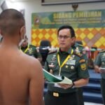 Pangdam II/Sriwijaya Pimpin Sidang Parade Calon Bintara PK TNI AD Gelombang I TA. 2026