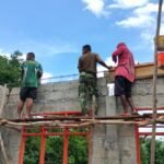 Masuki Tahap Pemasangan Papan Cor, TMMD Kodim 1618/TTU Genjot Progres RKB SMAN Bikomi Nilulat