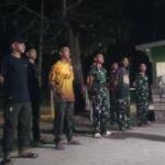Evaluasi Harian, Personel Satgas TMMD 127 Kodim 1417/Kendari Laksanakan Apel Malam