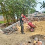 Kebut Pekerjaan Fisik, Satgas TMMD 127 Kodim 1417/Kendari Selesaikan Penimbunan Oprit Jembatan