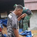 Distribusi Material Digenjot, Pembangunan MCK TMMD ke-127 Kian Dipacu