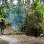 Dipimpin Letda Inf Imanuel Giay, Kodim 1804/Kaimana Lanjutkan Pembukaan Jalan TMMD 127 di Marsi