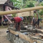 Satgas TMMD ke-127 Kodim 1305/Buol Tolitoli Lanjutkan Progres Pembuatan MCK di Desa Oyom