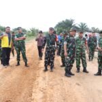 Sinergi TNI dan Pemda Menguat dalam Kunjungan Wasev TMMD 127 Kodim 0430/BA