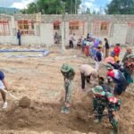 TMMD 1618/TTU Percepat Perataan Teras RKB, Pendidikan Jadi Prioritas Utama