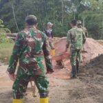 Satgas TMMD 127 Kodim 1417/Kendari Kejar Target Pengerjaan Talud di Kota Kendari