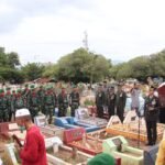 Dandim 1412/Kolaka Pimpin Upacara Pemakaman Militer Veteran RI Salinri Dg Mallira