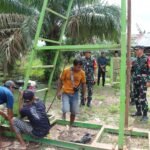 Dansatgas TMMD 127  Kodim 0430/BA  Monitoring Progres Sumur Bor Pastikan Tepat Waktu