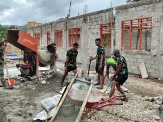 TMMD Ke-127 Kodim 1618/TTU Bangun Sekolah, Bangun Persatuan di Wilayah Perbatasan