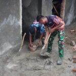 Sinergi Satgas TMMD Kodim 0508/Depok Percepat Pembangunan RTLH Ibu Murdiana, Progres 56 Persen