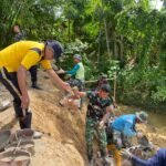 Satgas TMMD 127 Kodim 1417/Kendari Kebut Talud di Titik Rawan Longsor