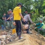 Sinergi TNI-Polri di TMMD 127 Kendari, Talud Dibangun Demi Stabilitas Tanah