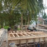 Satgas TMMD 127 Kodim 1417/Kendari Fokus Perkuat Struktur Dasar Jembatan Sambuli