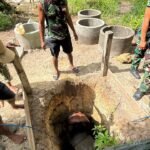 Satgas TMMD ke-127 Kodim 1804/Kaimana Pasang Cincin Sumur di Kampung Sisir, Progres 26 Persen
