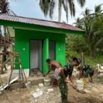 Progres MCK TMMD 127 Kodim 1804/Kaimana Capai 56 Persen, Pemasangan Tegel Terus Dikebut