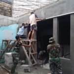 Progres 59 Persen, RTLH Ibu Murdiana Dikebut Satgas TMMD Ke-127 Kodim 0508/Depok