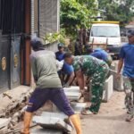 Progres 64 Persen, Pembangunan Drainase TMMD Ke-127 Kodim 0508/Depok Terus Dikebut