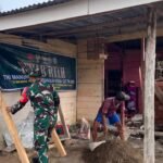 Sinergi Satgas TMMD 127 dan Warga Percepat RTLH Rumah Bapak Paiman