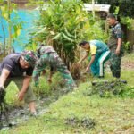 Antisipasi Banjir dan Penyakit, Kodim 1420/Sidrap Gelar Karya Bakti Pembersihan Lingkungan