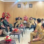 Wujud Sinergitas TNI dan Pemerintah Daerah, Dandim 1310/Bitung Tandatangani Karya Bakti Revitalisasi Marshalling Area Yon TP 916 Makawidey