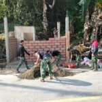 Satgas TMMD 127 Kendari Percepat Penyelesaian Struktur MCK di Sambuli