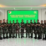 Dandim 1302/Minahasa Pimpin Pelepasan Prajurit Pindah Satuan.