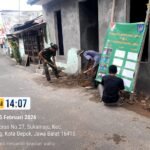 Progres RTLH Bapak Ujang Fadilah Tembus 62 Persen, Satgas TMMD Ke-127 Kodim 0508/Depok Percepat Pengerjaan