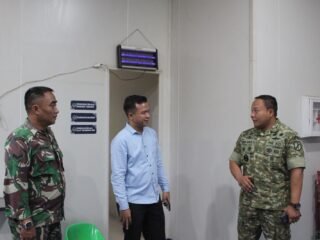 Dandim Kodim 1310/Bitung Tinjau Dapur Sehat SPPG, Pastikan Standar Gizi dan Kebersihan Terjaga