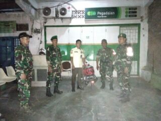 Koramil 07/Baranti Gelar Patroli Siskamling Bersama Komponen Pendukung