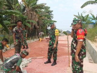 Tim Wasev Tinjau Pelaksanaan TMMD 127 Di Kota Kendari