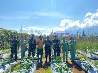 Turun ke Lapangan, Dandim 1612/Manggarai Pastikan Program Ketahanan Pangan Berjalan Maksimal