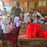 Babinsa Ramil Jajaran Kodim 1420/Sidrap Gelar Pendampingan Distribusi Makan  Bergizi Gratis