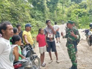 Ciptakan Desa Aman dan Tertib, Babinsa Koramil 01/Loli Intensifkan Komsos