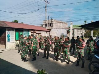 Apel Jajaran Kodim 0103/Aceh Utara, Personel Dicek Hp Cegah Judol, Pinjol Dan Rentenir