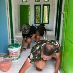Finishing Lantai Keramik Dikebut, Progres Rumah TMMD 127 Kodim 1804/Kaimana Capai 78 Persen