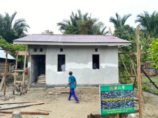 Satgas TMMD 127 Kodim 1305/Buol Tolitoli Lanjutkan Pembangunan RTLH di Dusun Ogomolobu