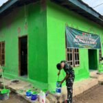 Progres 75 Persen, Satgas TMMD 127 Percepat Pengecatan Mushola Nurul Iman