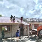 Atap Pendidikan Perbatasan Tuntas Terpasang, TMMD Ke-127 Kodim 1618/TTU Wujudkan Komitmen Nyata