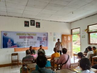 Dari Perbatasan TTU, TMMD Ke-127 Gaungkan Perang Melawan Narkoba Bersama Polres