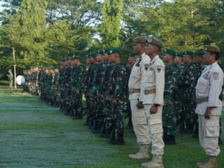 Korem 012/TU Laksanakan Upacara Bendera dengan Khidmat