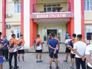 Kasiintel Kasrem 174/ATW Beri Arahan Pentingnya Keamanan Personel