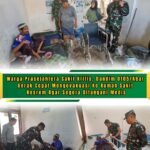 Kepedulian Dandim 0105/Abar, Warga Sakit Kritis Dievakuasi ke Rumah Sakit