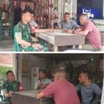 Babinsa Koramil 08/Arongan Lambalek Laksanakan Komsos Bersama Warga Desa Drien Rampak